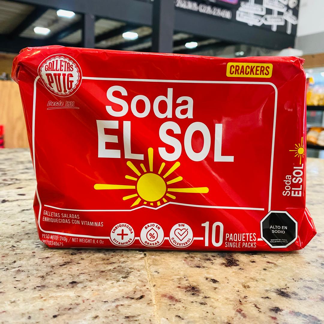 GALLETA DE SODA EL SOL