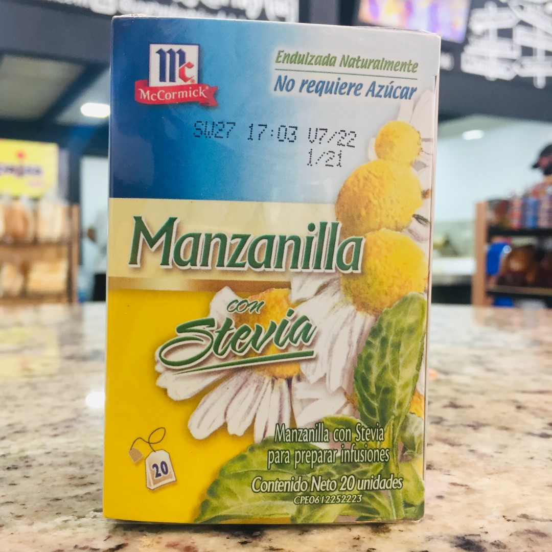 MANZANILLA CON STEVIA