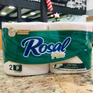Papel Higienico Rosal Plus 215 hojas 2R