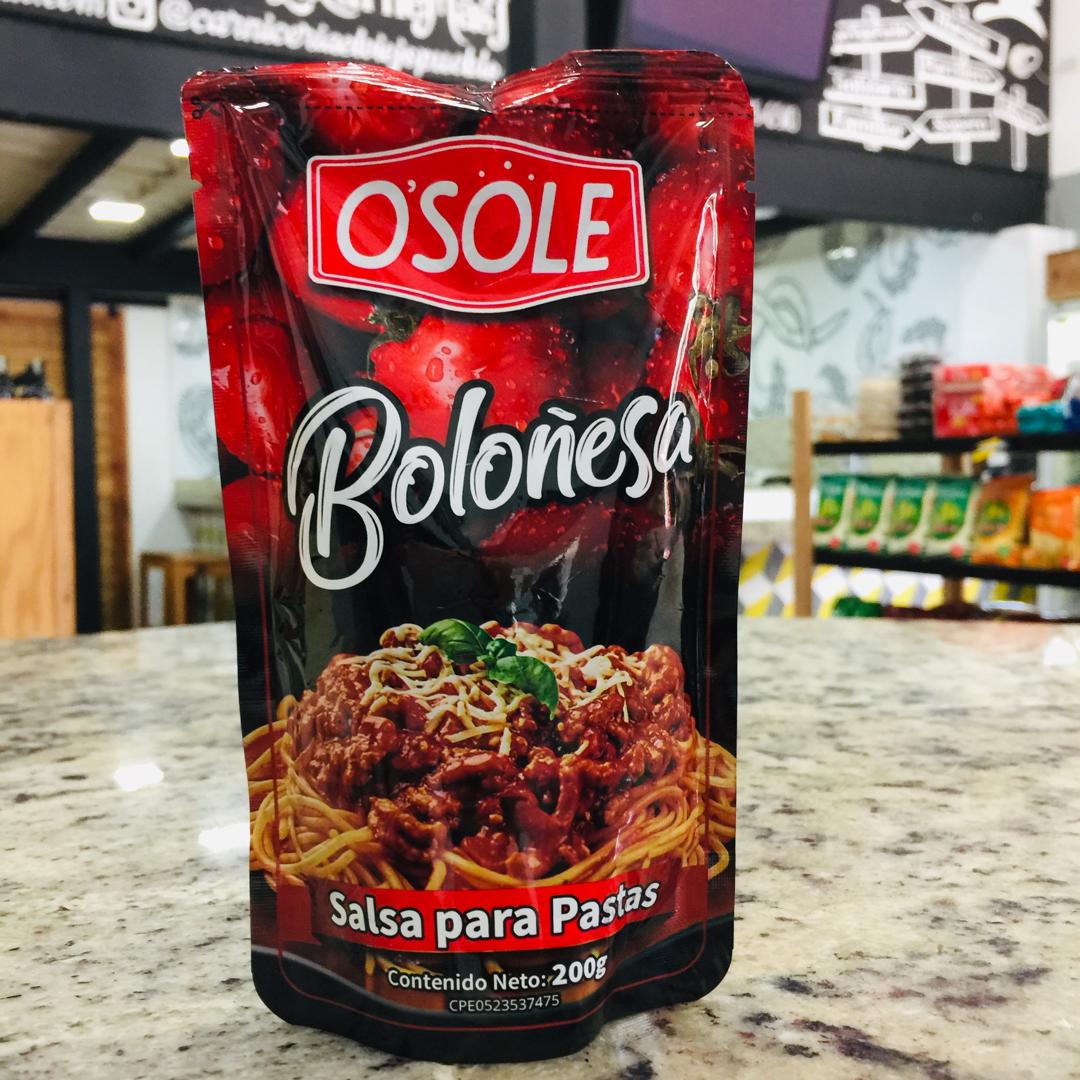 SALSA PARA PASTA BOLOÑESA OSOLE 200G