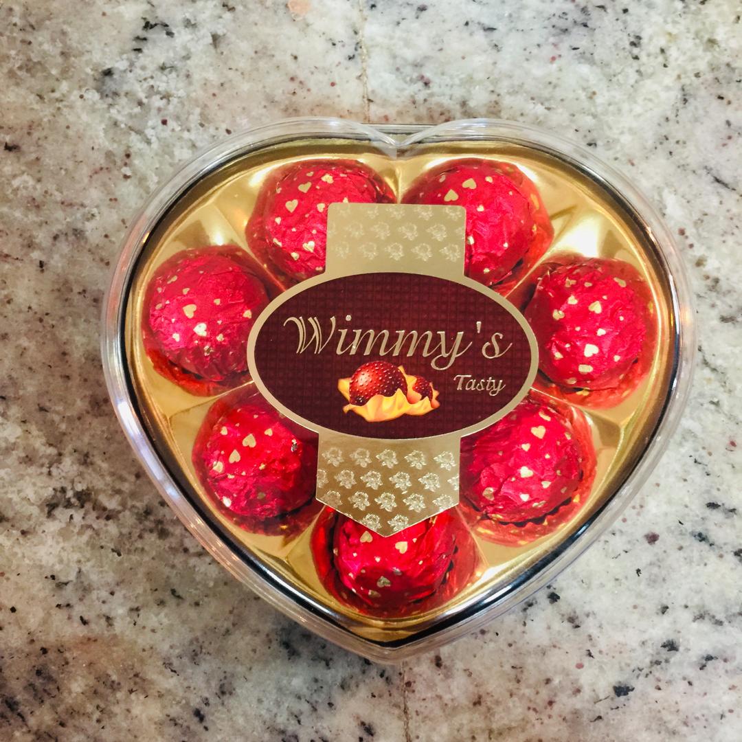 BOMBONES ROJO WIMMYS 8 UND