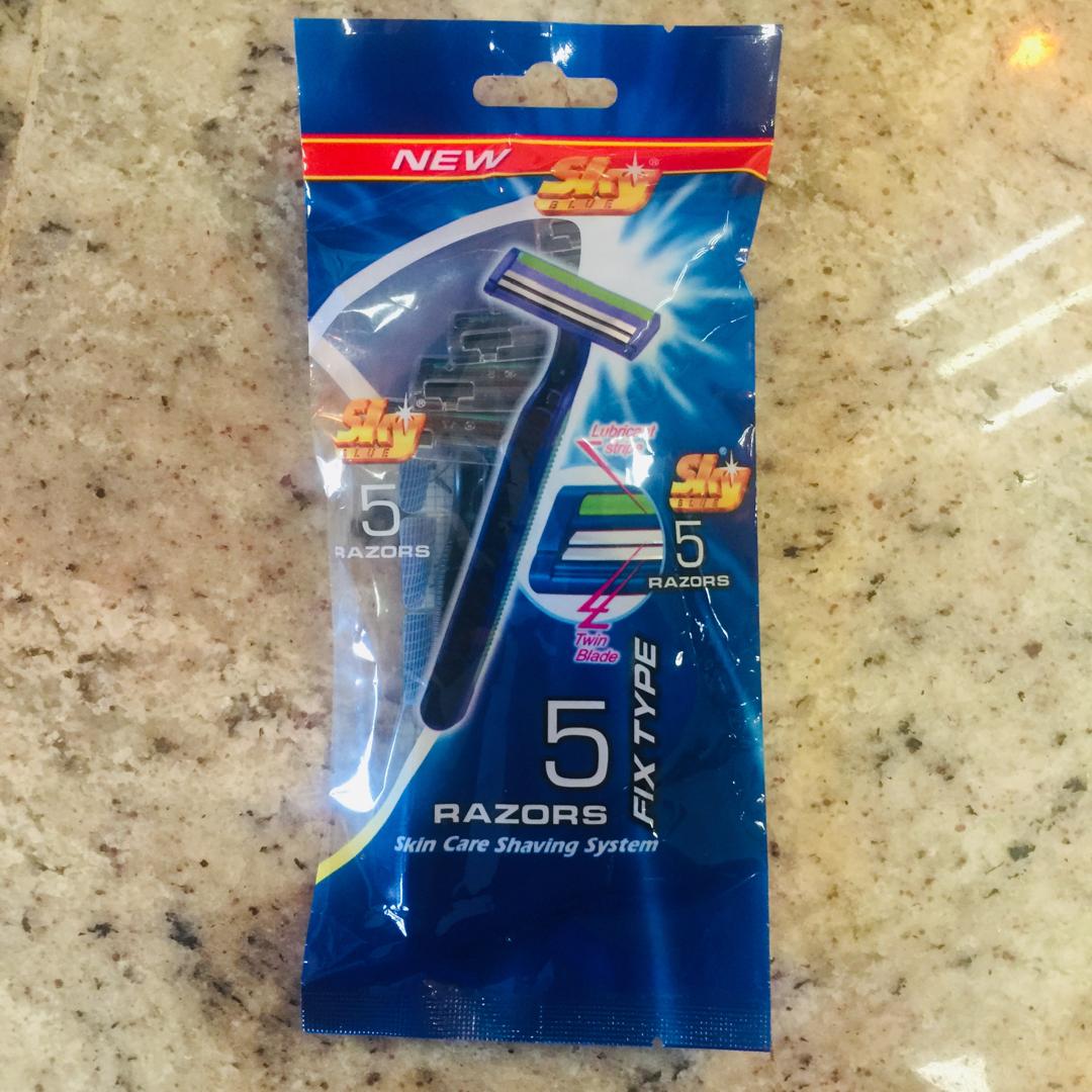 AFEITADORAS RAZORS PAQ 5 UND
