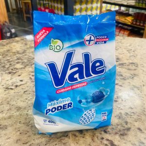 Detergente en Polvo Vale Maximo Poder 400g