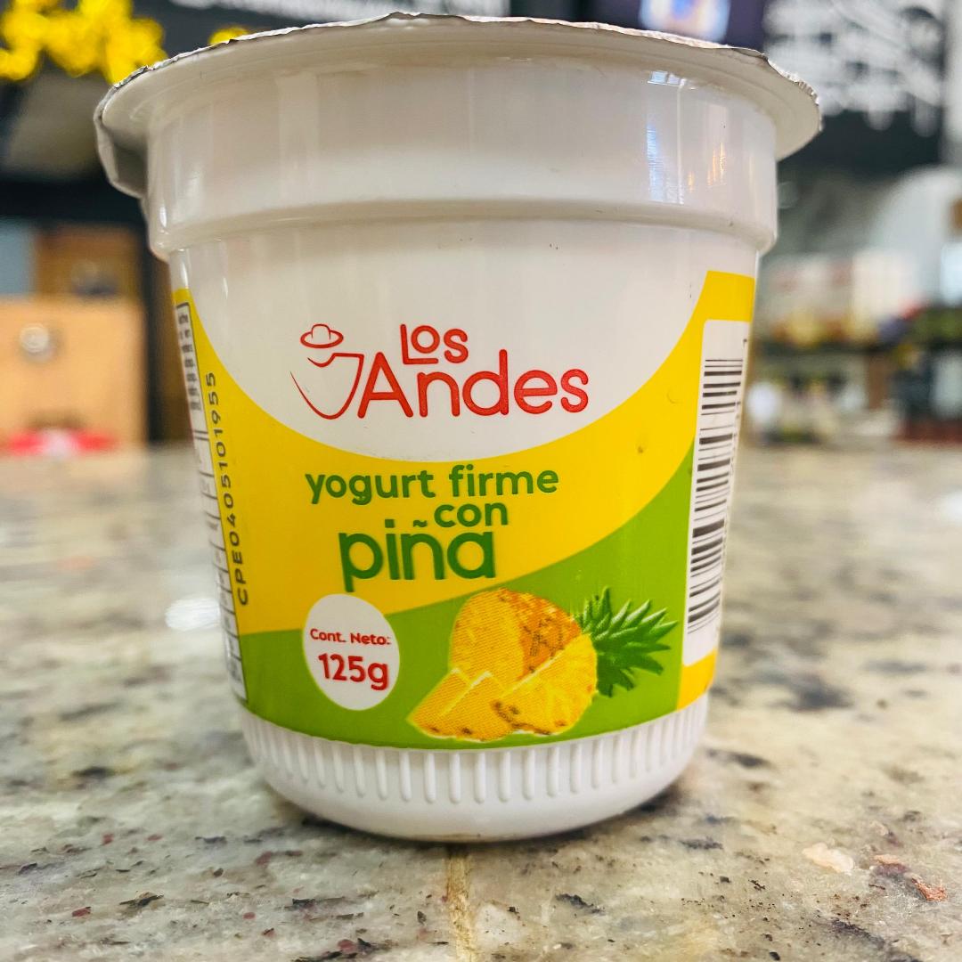 YOGURT FIRME CON PIÑA LOS ANDES 125GR