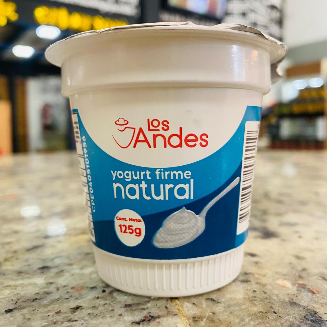 YOGURT FIRME NATURAL LOS ANDES 125GR