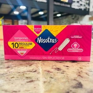 Tampones Regular Sin Aplicador Nosotras (10und)