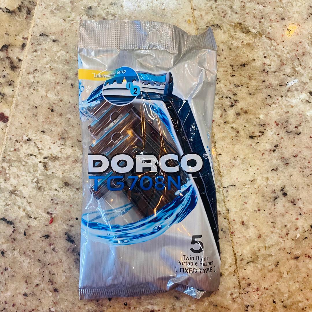 AFEITADORAS NEGRAS DORCO BOLSA 5UND
