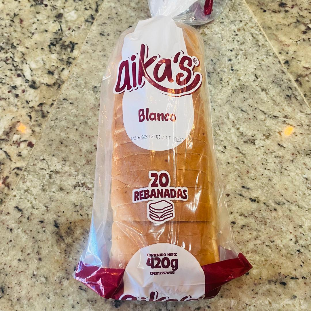PAN DE SANDWICH BLANCO AIKA´S 20UND